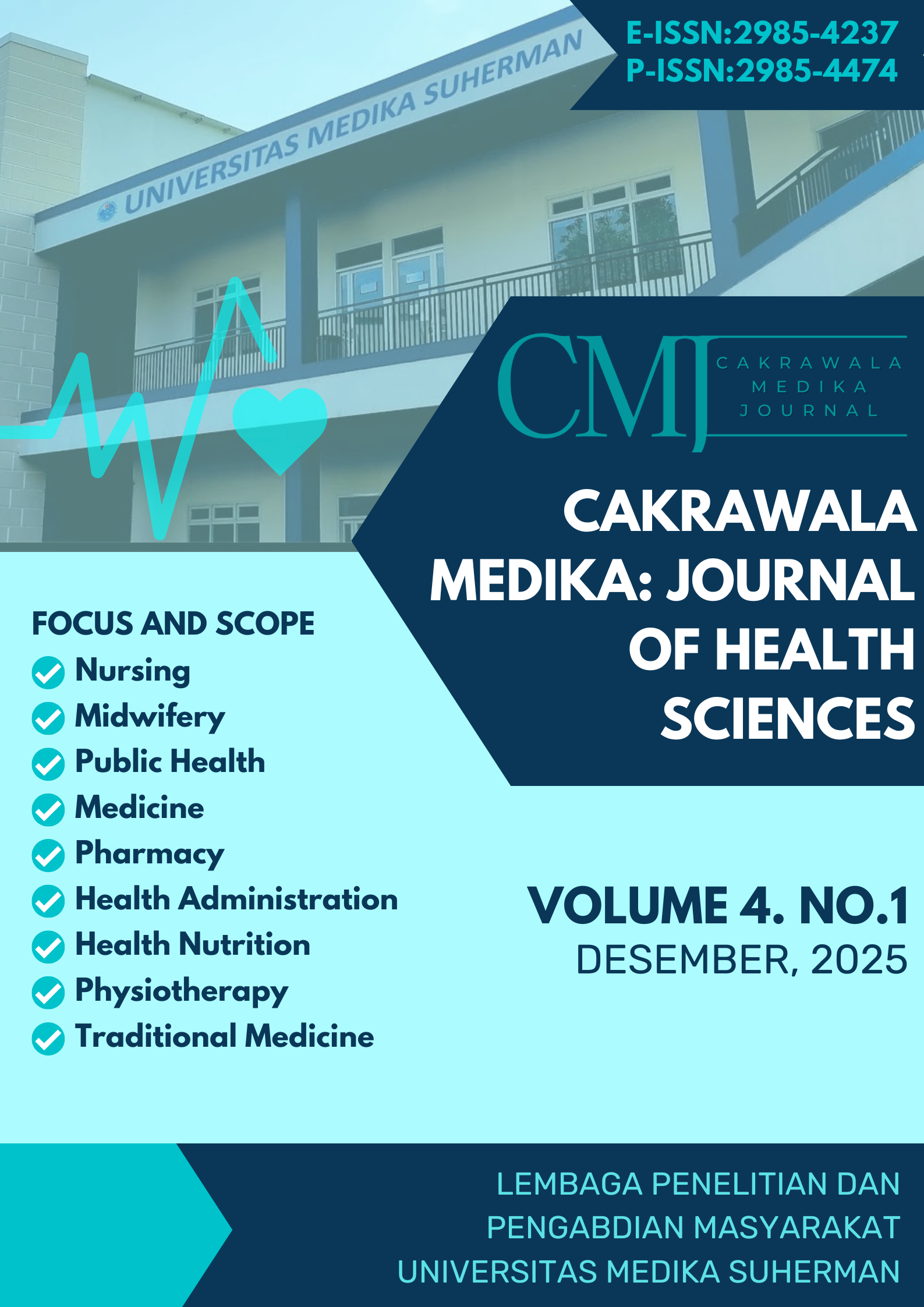 					View Vol. 4 No. 1 (2025): Cakrawala Medika: Journal of Health Sciences
				